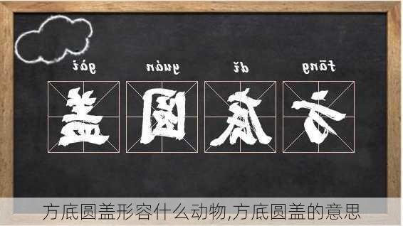 方底圆盖形容什么动物,方底圆盖的意思