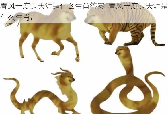 春风一度过天涯是什么生肖答案_春风一度过天涯是什么生肖?