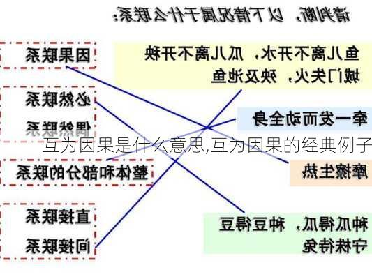 互为因果是什么意思,互为因果的经典例子