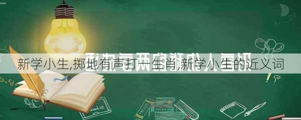 新学小生,掷地有声打一生肖,新学小生的近义词