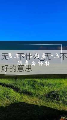 无一不什么_无一不好的意思